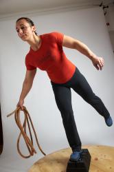 ANGELINA STANDING POSE WITH LASSO